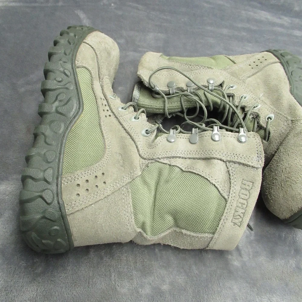 Rocky S2V Boots Mens 9M Green Enhanced Jungle‎ Puncture Resistant C027 Steel Toe